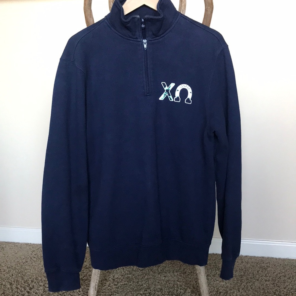 Chi Omega Sorority Quarter Zip Sweatshirt